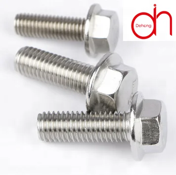 
High precision new arrival DIN 6921 stainless steel hex flange bolts for retail industry 