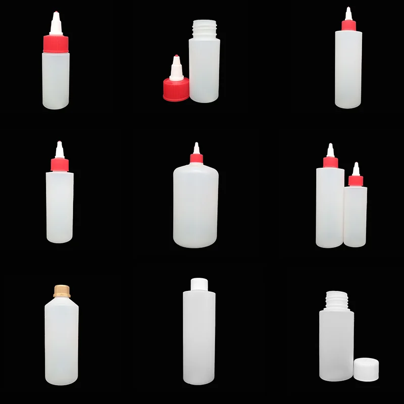 Pe 30ml Plastic Dropper Bottle Glue Bottle With Sharp Pointed Mouth Cap Twist Cap For Eliquid