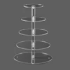Tiered Cupcake Stand Wedding Cake Tower Display With Pillars