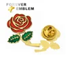 Custom Transparent Enamel Flower Enamel Pin