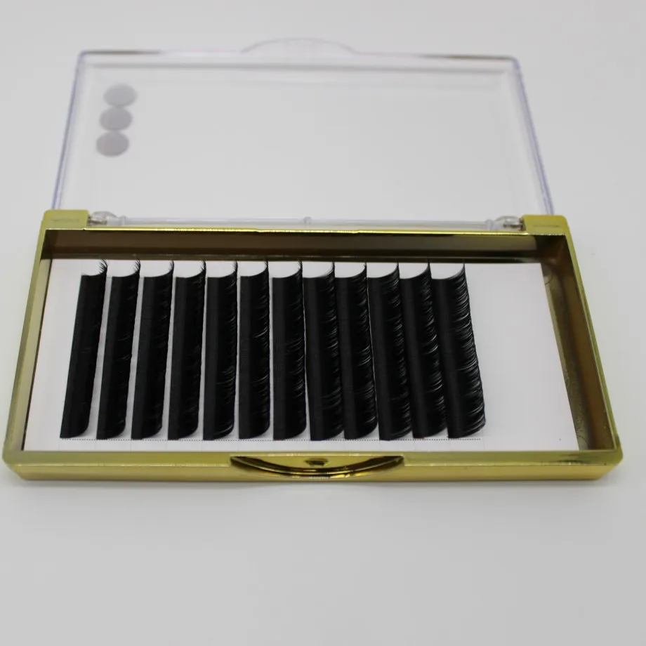 

soft private label black and matte lash extensions .03, Custom color