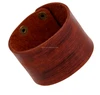 PK0049 High Quality Personal Bracelet Of Leather wide cuffs snap designs Leather snaps bracelet