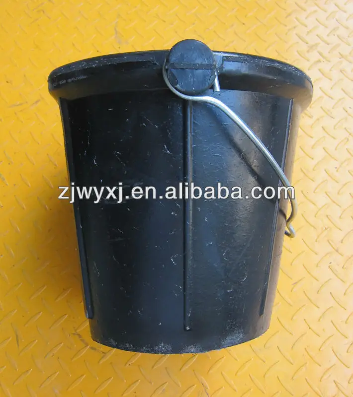 Flat Back Rubber Bucket/cement Mixer Pail With A Good Quantity But Low Price Buy Rubber Feed