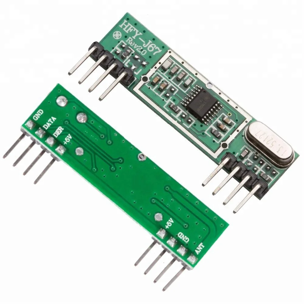 

low power 5V Superheterodyne fixed code module for universal usage, Green