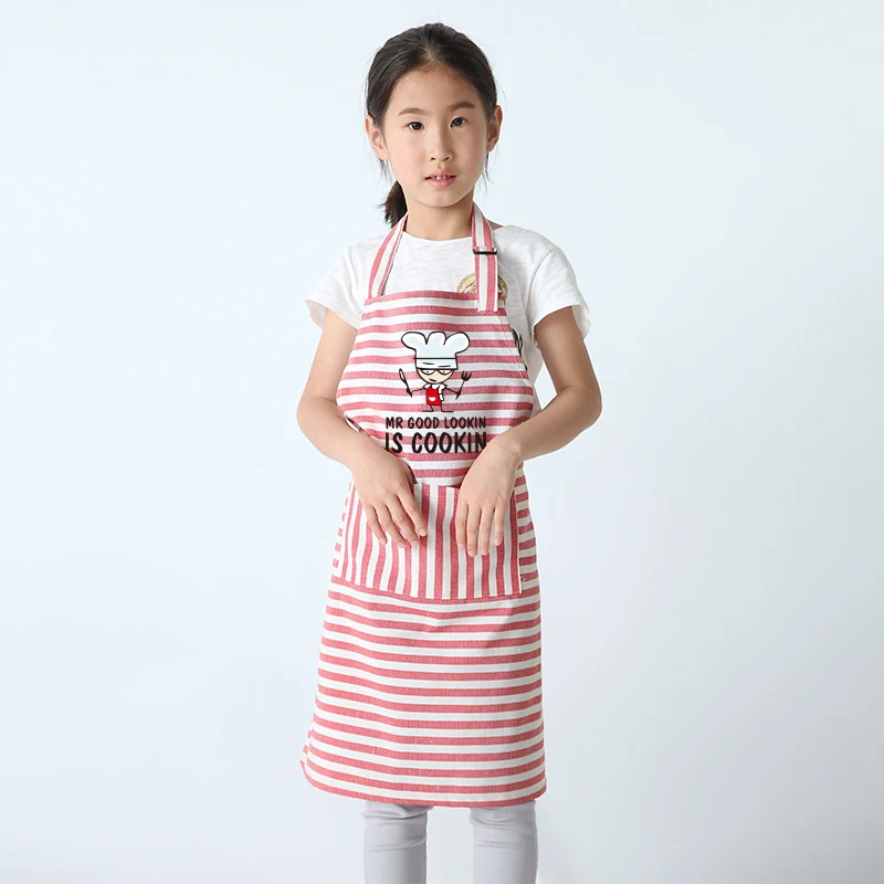 

Kindergarten children cartoon apron painting clothes baking activities apron kids chef hat set early education, N/a