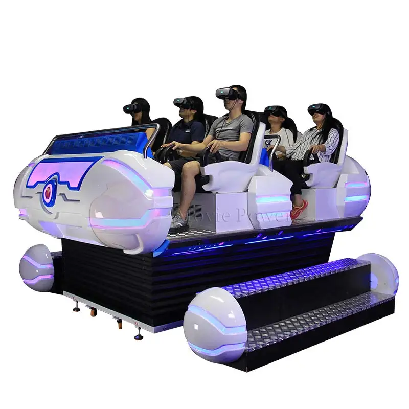 

Six Seats 9d VR Chair For Play In 9 D Cinema VR Game Machine Theme Park 9d Virtual Reality Equipment Family