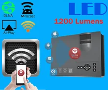 2016 original newest UNIC uc46 mini-led projector with AirSharing theater multimedia projector Full HD 1080p Video