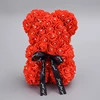 Best gift Wedding gift Birthday gift Toys Foam Eternal Artificial Flower Rose Bear with rhinestone