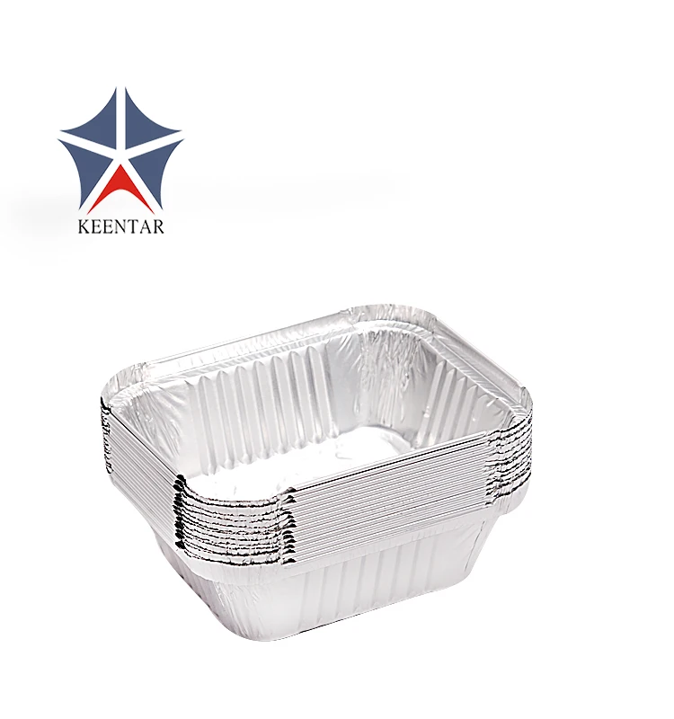 Wholesale F1 Disposable Aluminium Foil Container With Lid For Food In