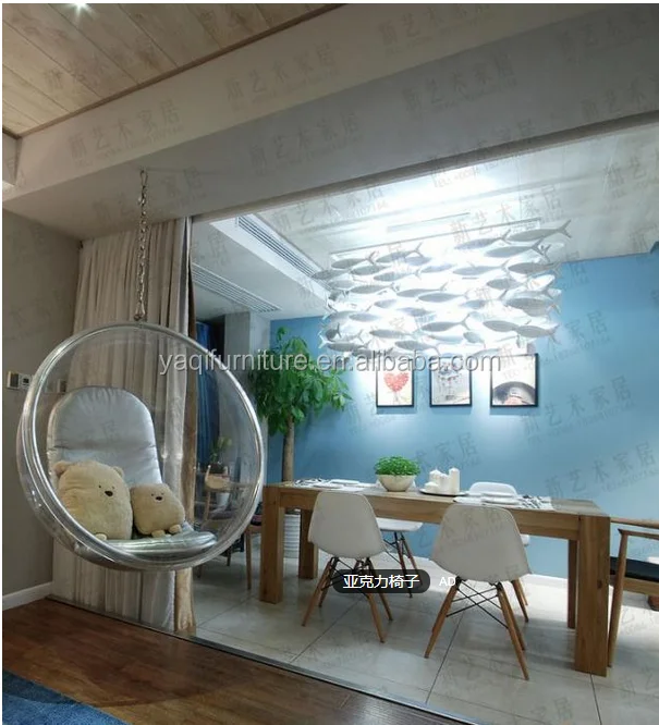 Living Room Indoor Half Cheap Adult Single Seat Clear Bubble Ball Acrylic Swing Hanging Chair From Ceiling Buy Hanging Swing Bubble Chair Acrylic