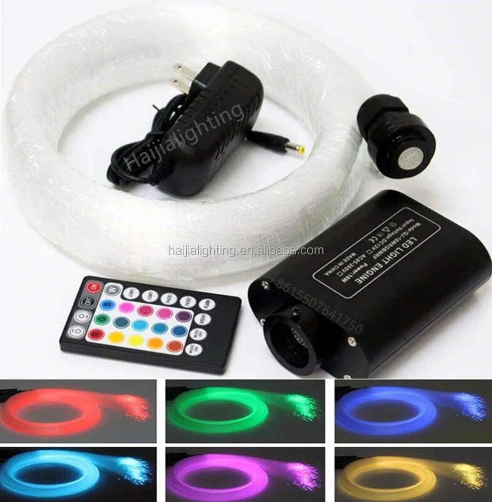 Integrated Rgb Smart Color Changing Fiber Optic Light Car Interior