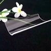 Transparent high temperature resistant half round quartz glass tube