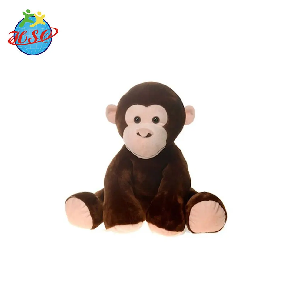 brown plush monkey