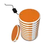Restaurant Power Bank with Round Wireless Coaster Waiter Pager for Calling System