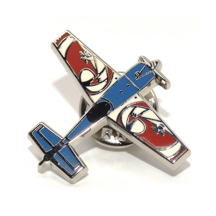 3d Aircraft Commander Wing Airline Pilot Custom Kuwait Collar Pins Custom Metal Badge