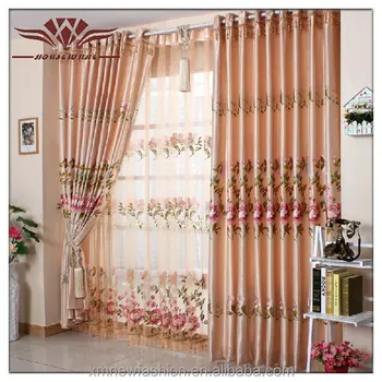 Modern Embroider Blackout Curtain Buy Embroidered Sheer