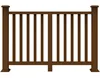 garden park baluster wpc handrail uv resistance outdoor stair railing