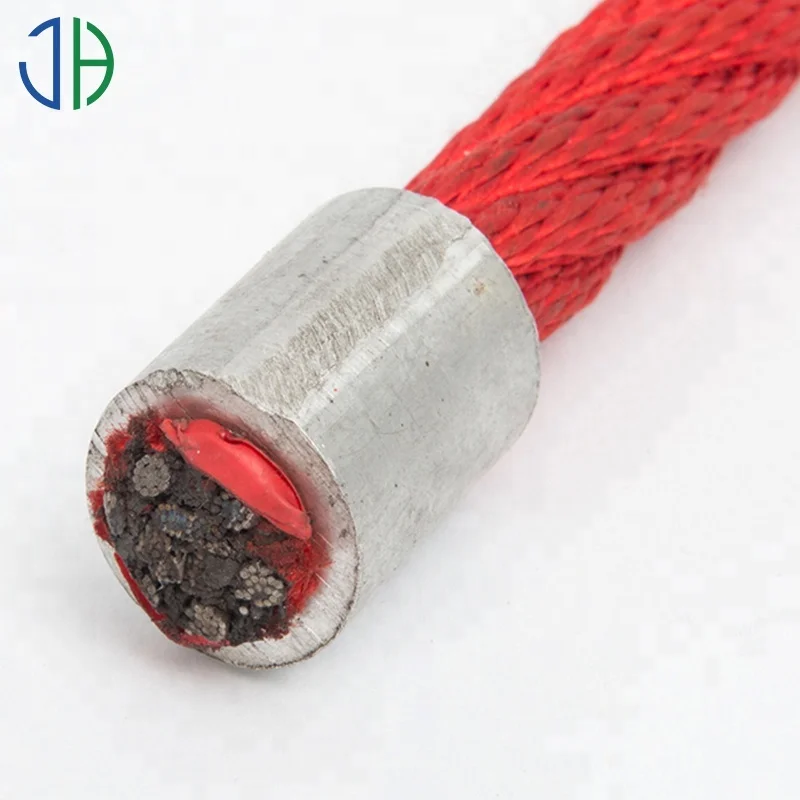 Outdoor Playground Rope Pp Combination Wire Rope With Aluminum Thimbles