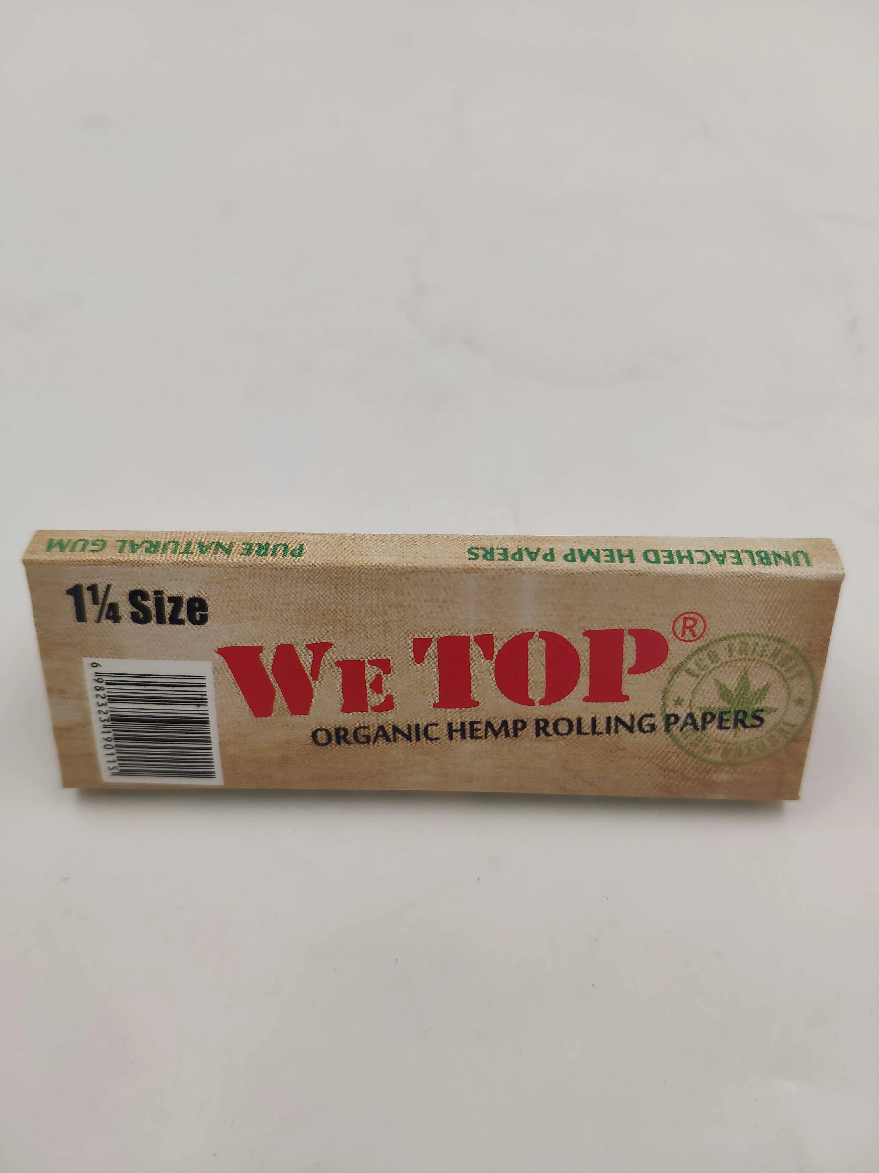 
WE TOP hemp rolling paper 1 1/4 size 50 leaves per booklet , OEM available 