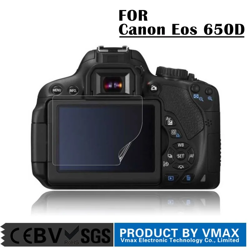 Guangzhou Manufacturer 3.0 inch Anti uv camera screen protector for Canon Eos 650D / OEM Screen protector