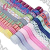 wholesales fashion custom printed fold over elastic for hair band