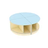 Kindergarten indoor playground kids room equipments round combination table for sale
