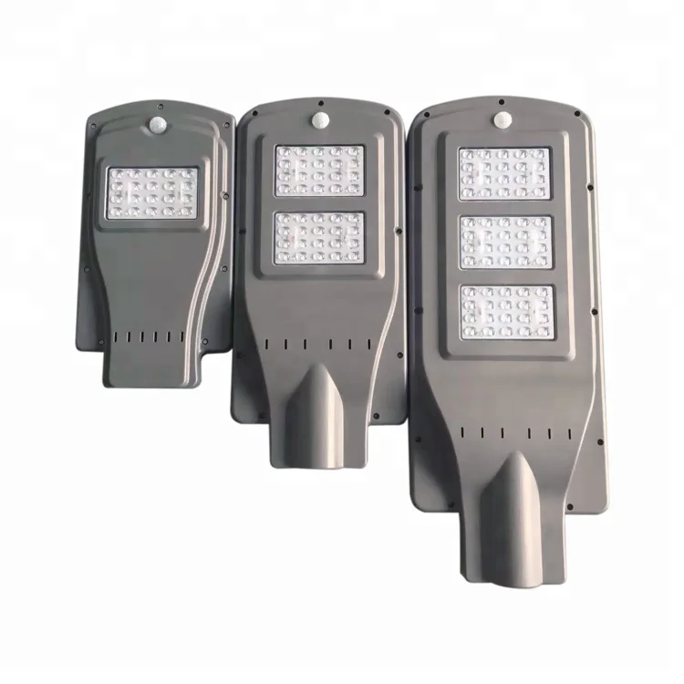 Hot sale sensor photocell ip65 waterproof 30w 60w 90w solar road led outdoor light all in one solar street lamp