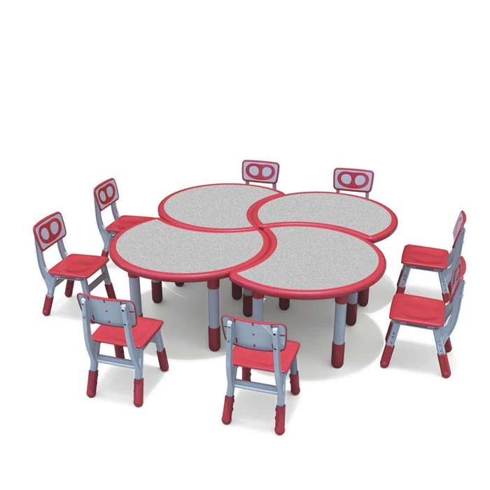 School Pp Plastic Cute Furniture Height Adjusted Table And Chair