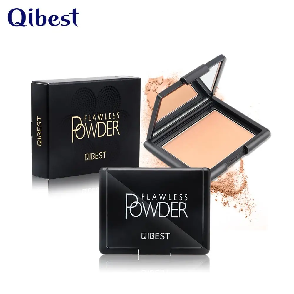 

QIBEST Brand Makeup Loose Powder Brighten Oil-Control Lasting Facial Powder 9 Color Fix Make up Face Pores Concealer