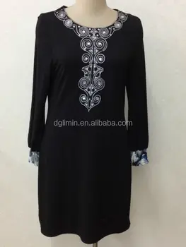 Sequined Beaded Rhinestoned Baju Kurung Top Blouse Baju 