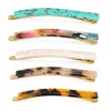 Wholesale Cheap Custom Color Hair Clip Fashion Colorful Girls Hair Pin Clips Simple Acetate Women Hair pin