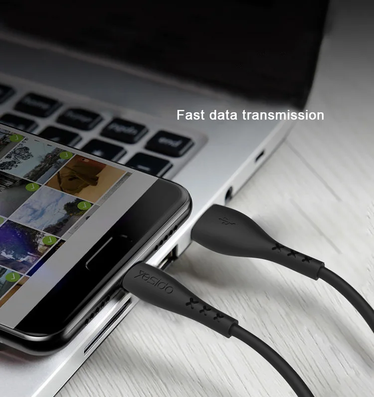 Drop Shopping 2.4A 4Ft 2.0 Usb Cable Line Universal Cell Phone Data Cable For Iphone