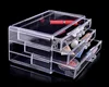 4th Generation Acrylic Cosmetic Rack Transparent Plastic Storage Box With 3 Drawer BH-211