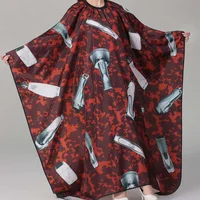 

newest Hair Salon cutting cape printed barber capes hairdressing capes hair apron factory
