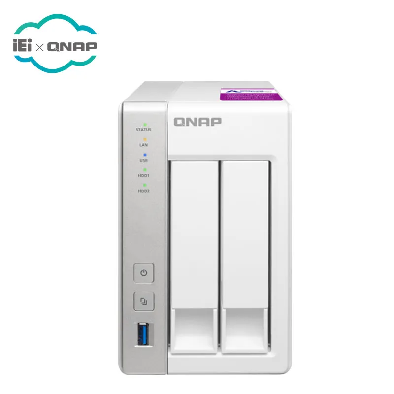 

QNAP TS-231P2-4G quad-core 2 disk home studio network storage server private cloud NAS