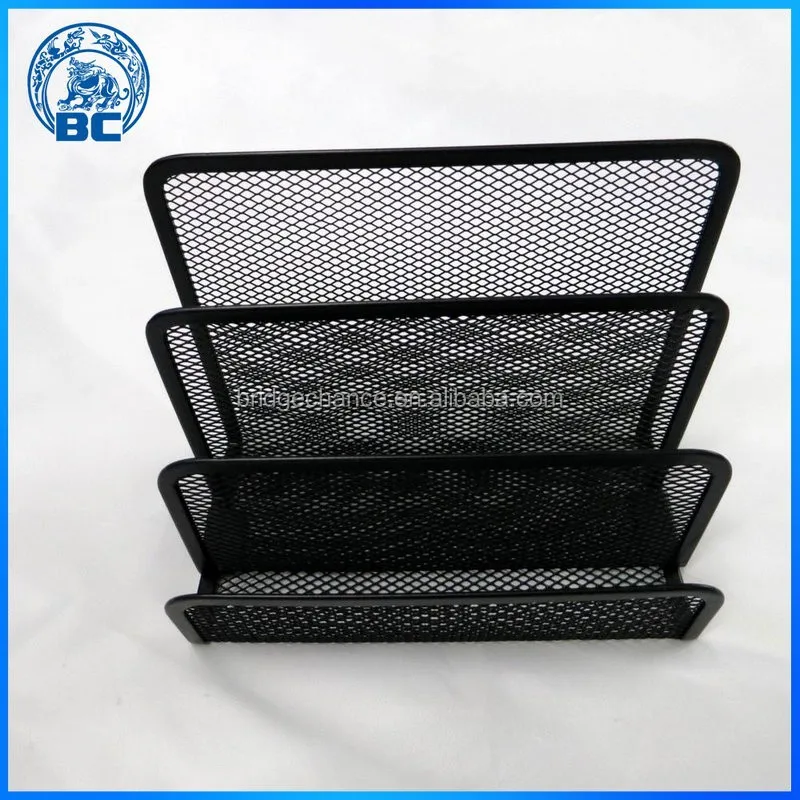 
4 Divided Paper And Letter Organizer,Desktop Letter Holder 