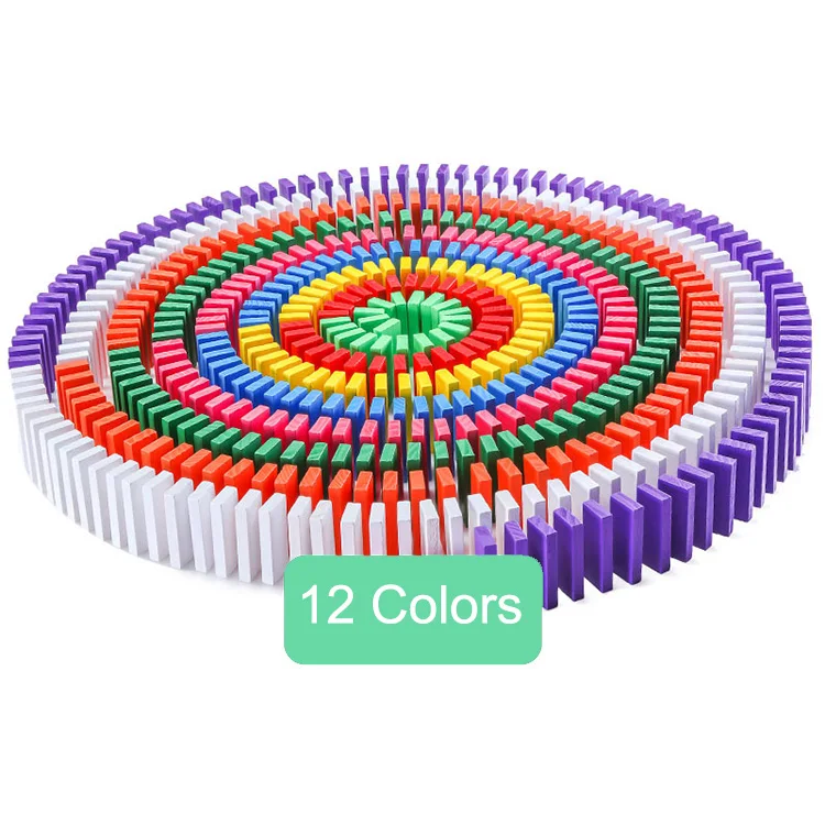 Custom Kids Domino Racing Toy Game - Eco-Friendly Wooden Set