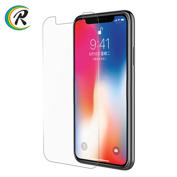 

Mobile Phone Accessories 9H Tempered Glass For iPhone X XS XR XS max Protective Film For iPhone XS 2.5D