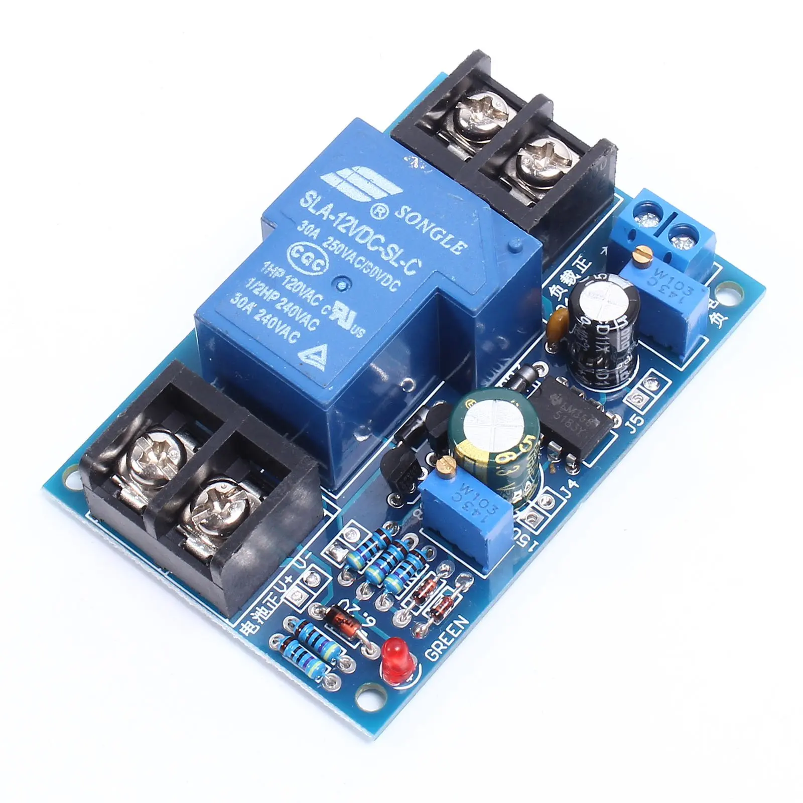 IS Digital Low Voltage Protector Disconnect Switch Over Discharge Protection Module for 12-34V Lead Acid Lithium Battery