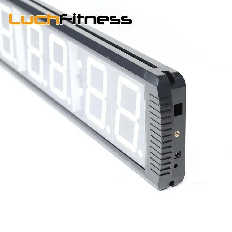 
Gym cross fitness multi-functional sport training 4 inch 6 digits led remote digital timer 