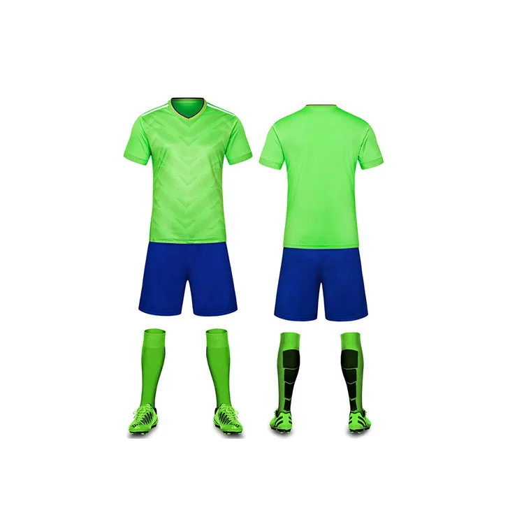 

Custom Design Logo Cheap Full Set Kit Soccer Uniform OEM New Model Sublimation Printing Football Jersey