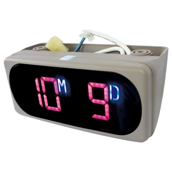 
bus embedded and roof mounted clock 