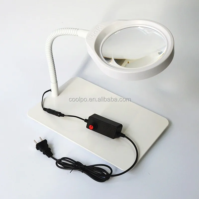 Table Desk Clamp Mount Led Magnifying Lamp Desktop Magnifier Buy