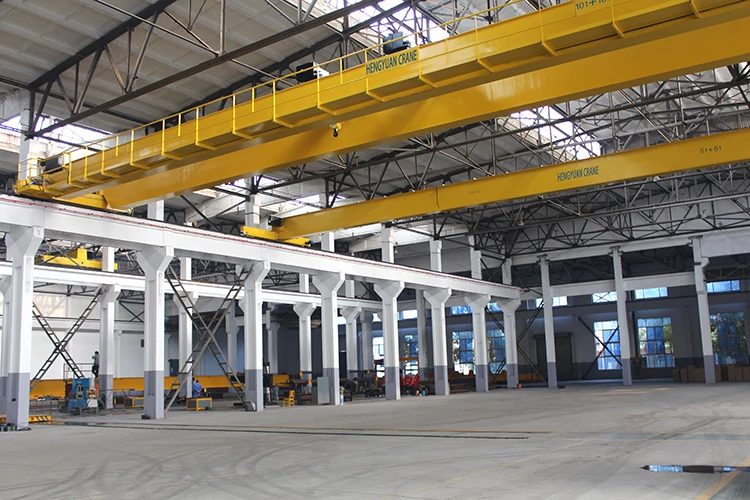 European Style 25 Ton Double Girder Warehouse Overhead Crane