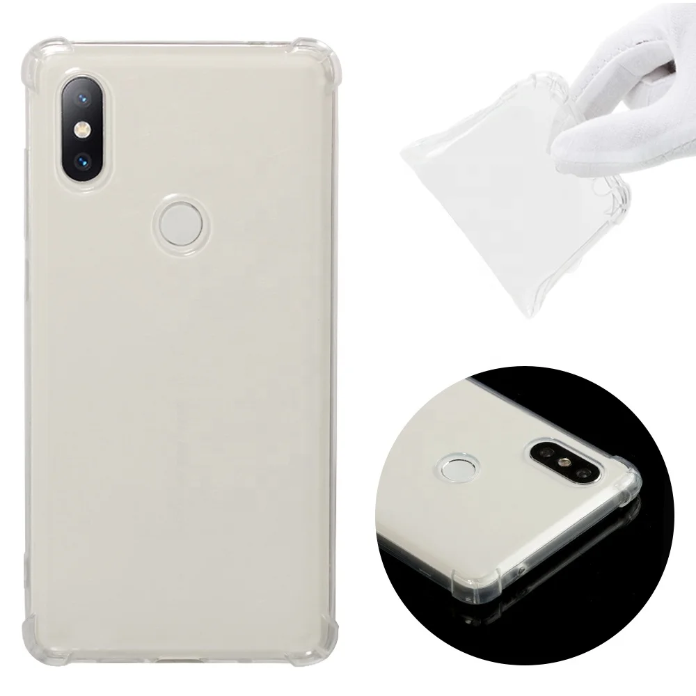 

Free Shipping Ulta-thin Cellphone Case Silicon Mobile Phone Case for Xiaomi Mi mix 2s Transparent Cover, Black