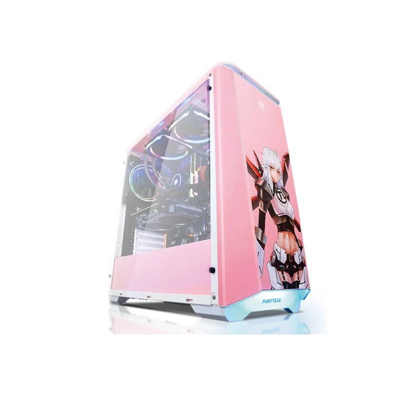 

Ningmei i7 9700K/ GeForce RTX 2060 8G 250G SSD Liquid Cooled Pink Anime Gaming PC Towers Computer