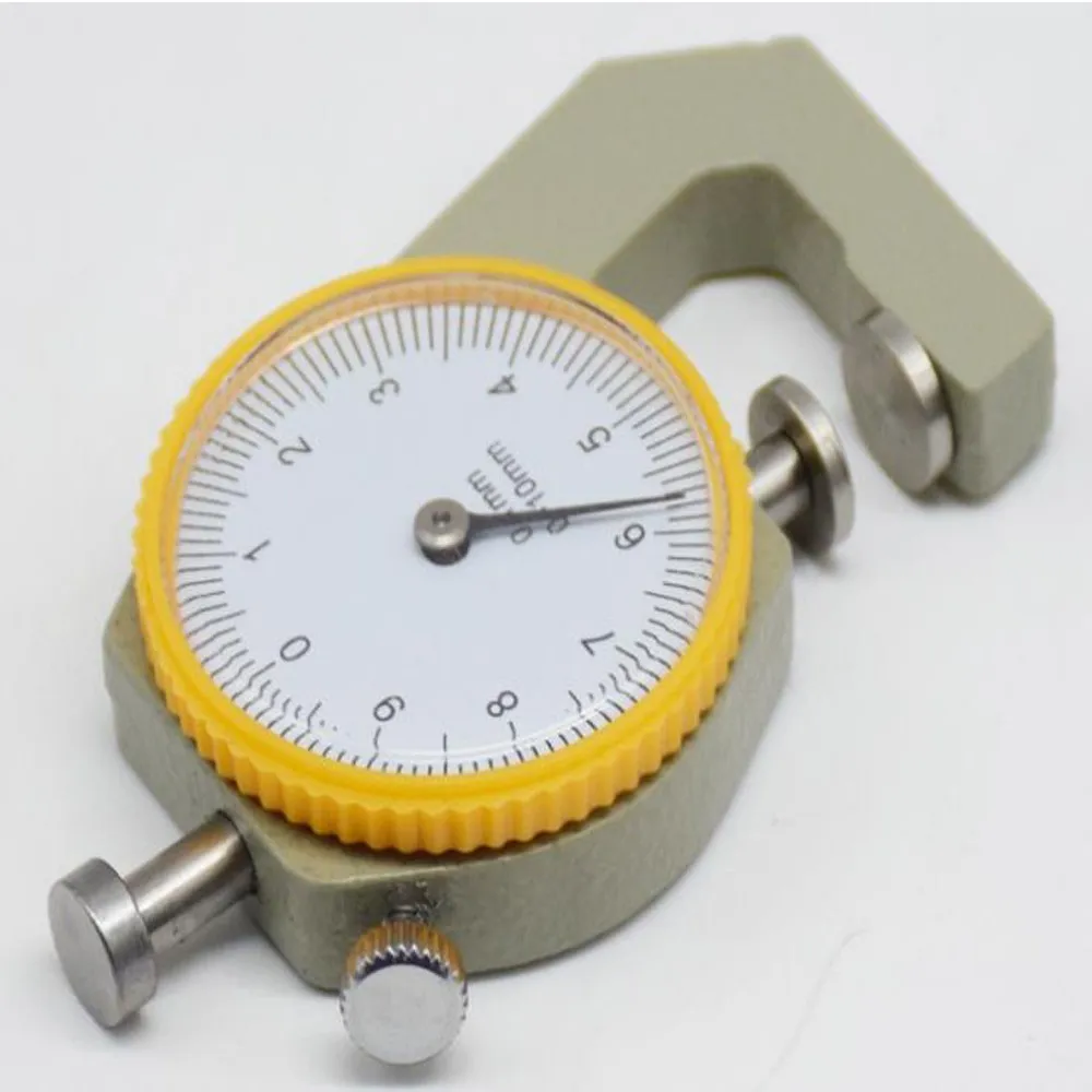 0 To 20mm Range Measuring Tool 0.1mm Resolution Round Dial Thickness Gauge Buy Thickness Gauge