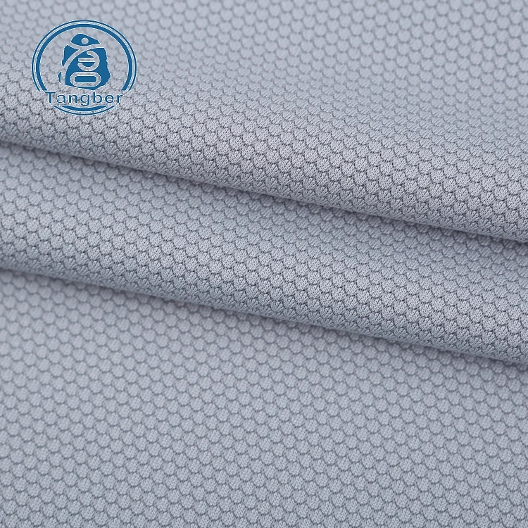 Knit Football Jersey 100 % Polyester Mesh Tracksuits Fabric