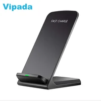 

Q740 New Portable Vertical Wireless Charger Fast Charging 10W Platform Dual Coil Desktop Bracket For Smart Mobile Phone