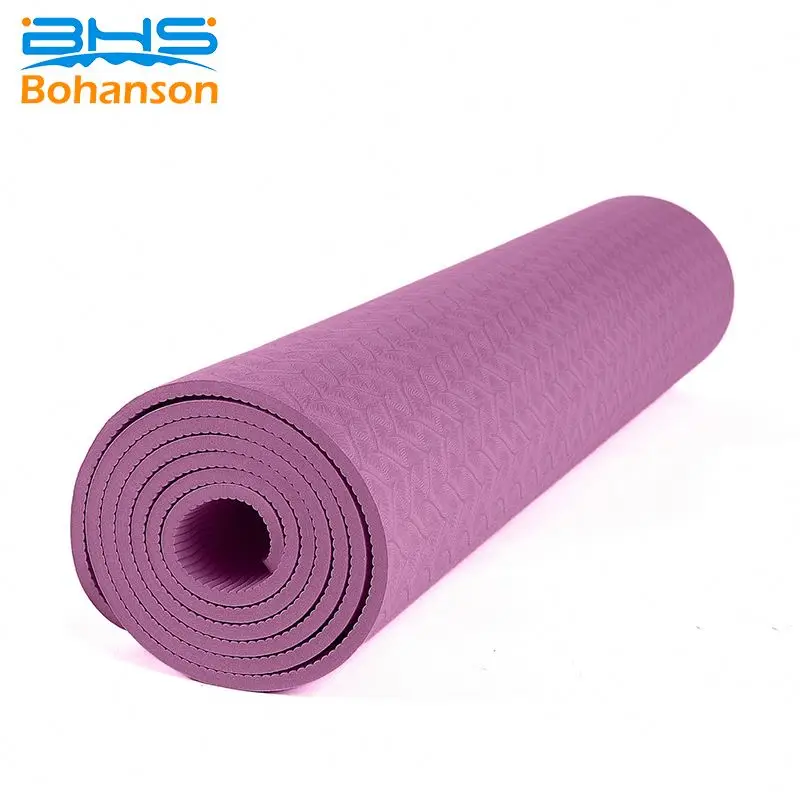 

eco friendly anti skid closed cell tpe yoga mat with print